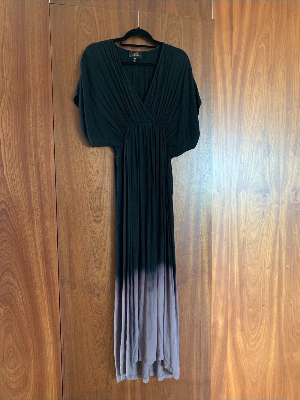 Akiko Black Ombre Maxi Dress